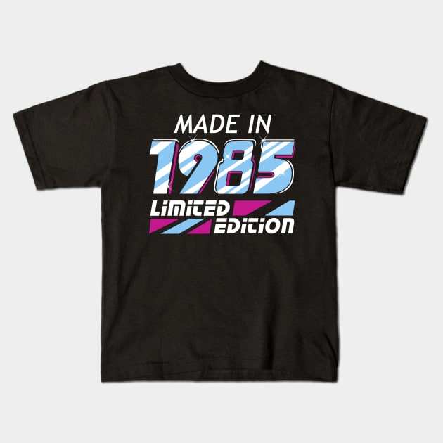 Made in 1985 All Original Parts Kids T-Shirt by KsuAnn